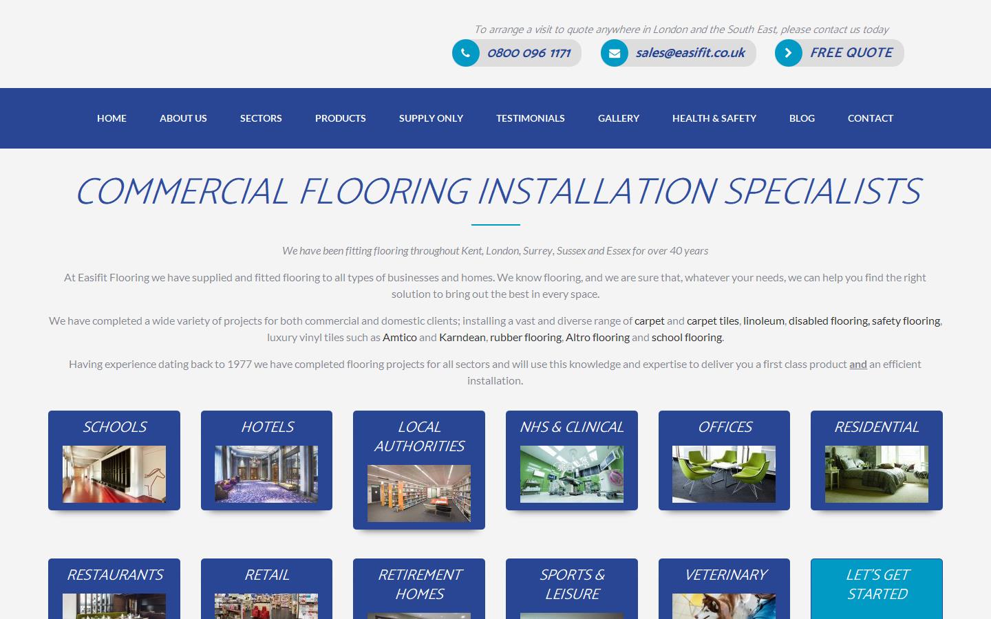 Easifit Flooring Limited Website