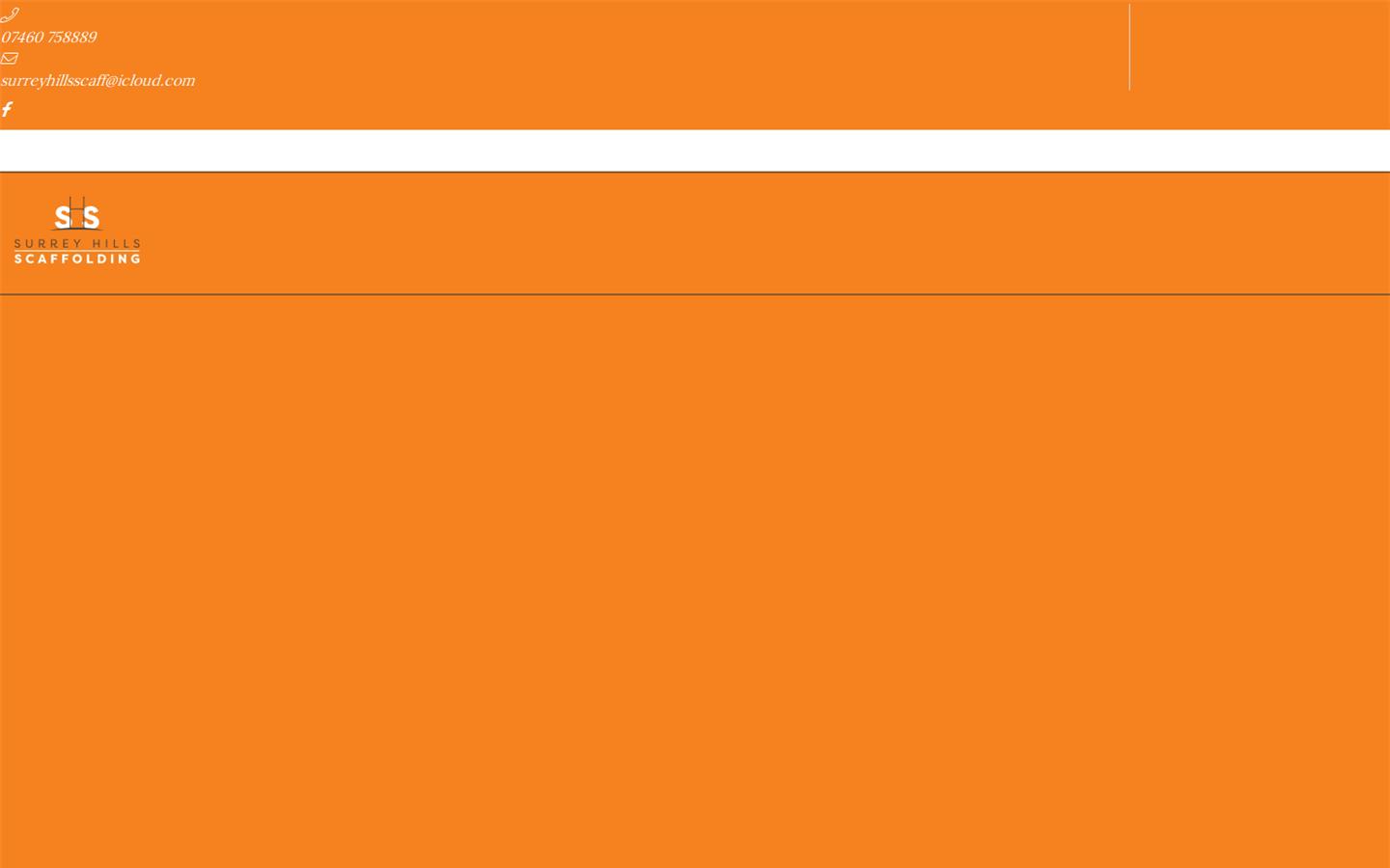 Surrey Hills Scaffolding Website