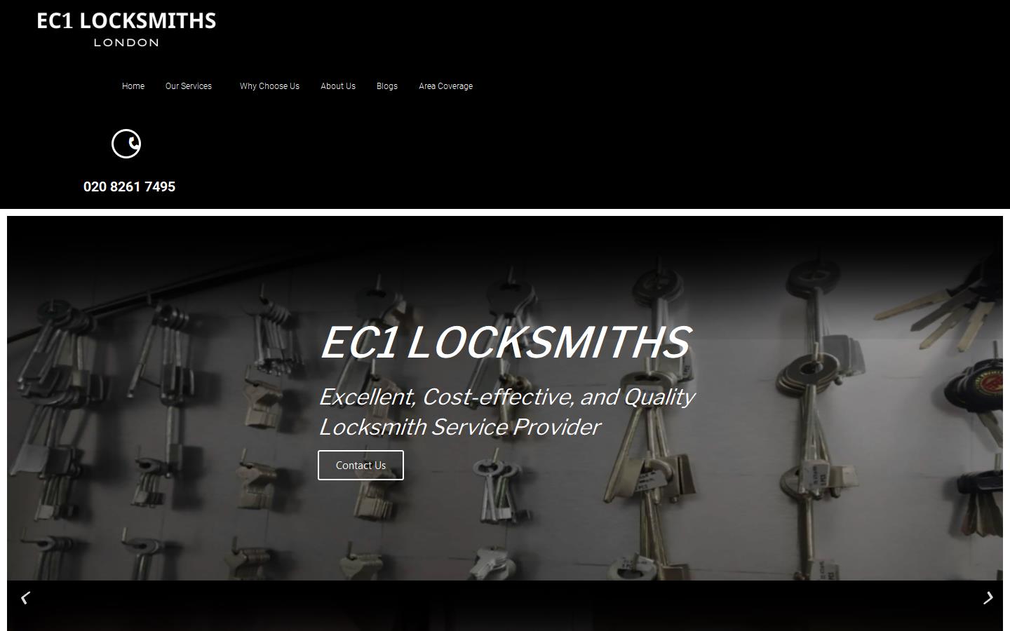 EC1 Locksmiths Website