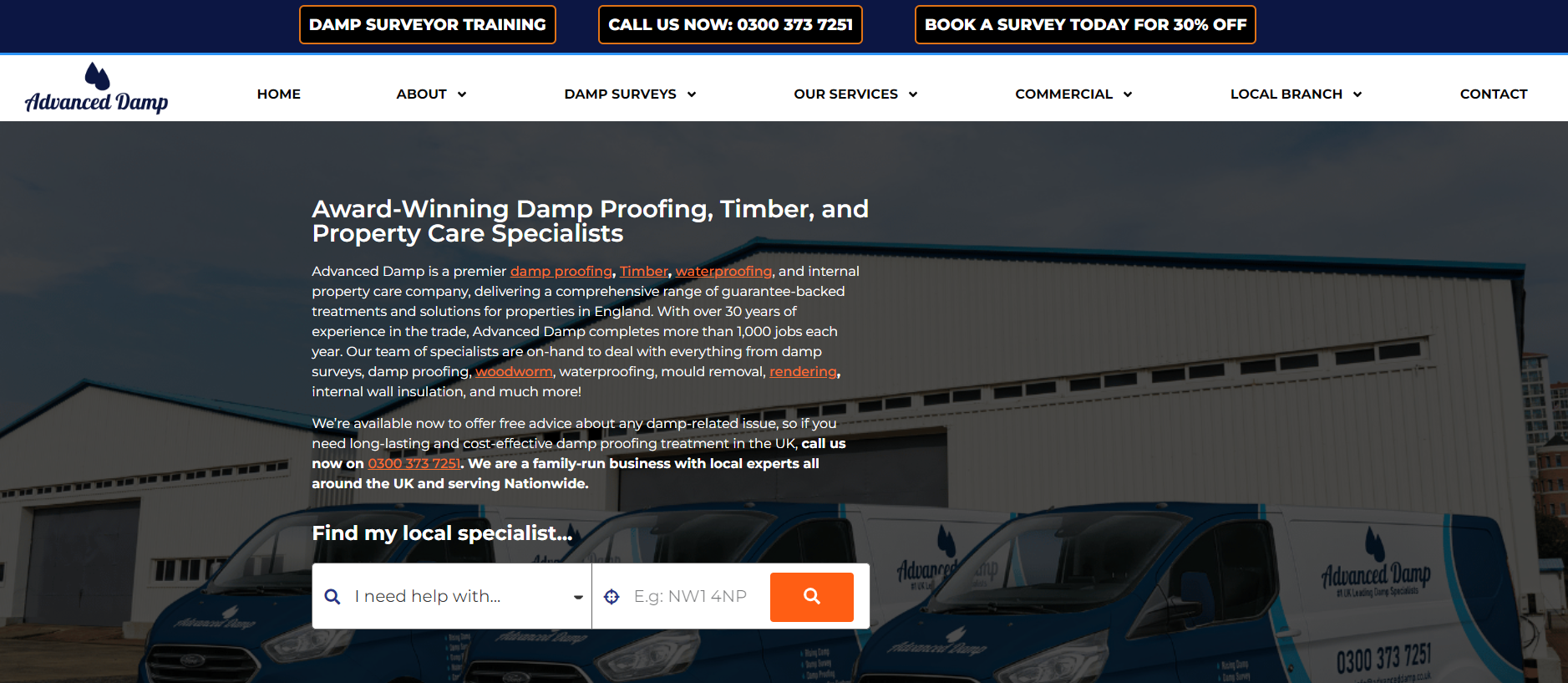 Advanced | Damp Proofing Portsmouth Website