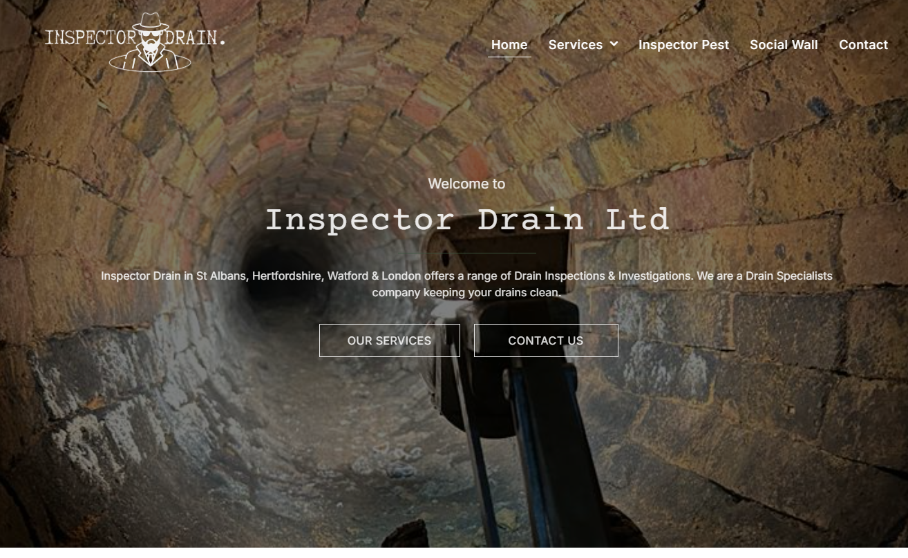 Inspector Drain Ltd Website