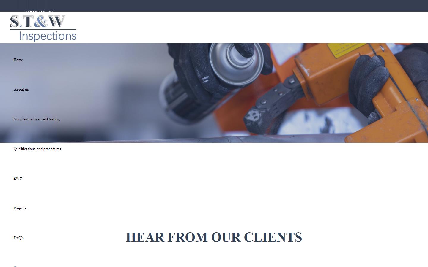S T & W Inspections Ltd Website