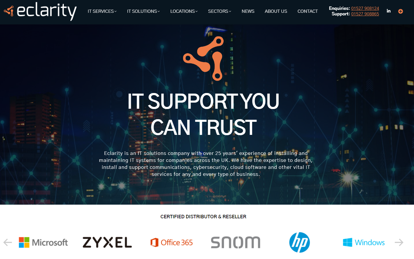 Eclarity Solutions Ltd Website