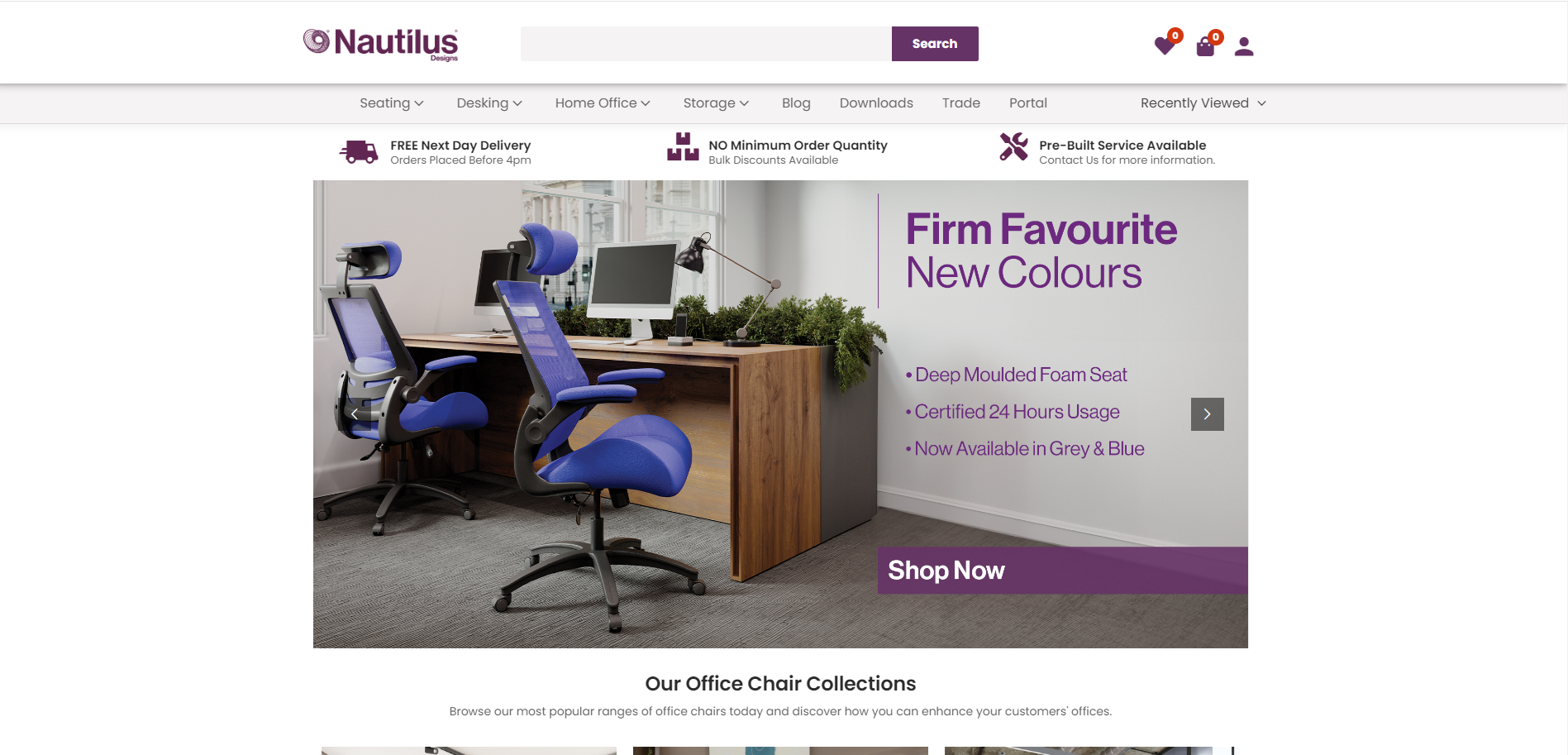 Nautilus Designs Ltd Website