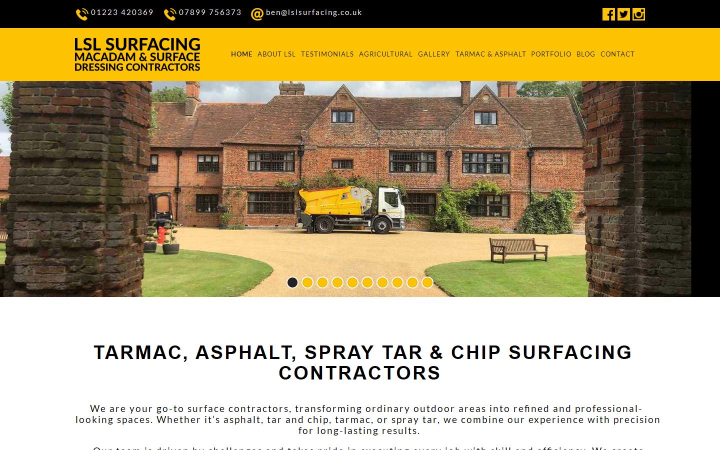 LSL Surfacing Website