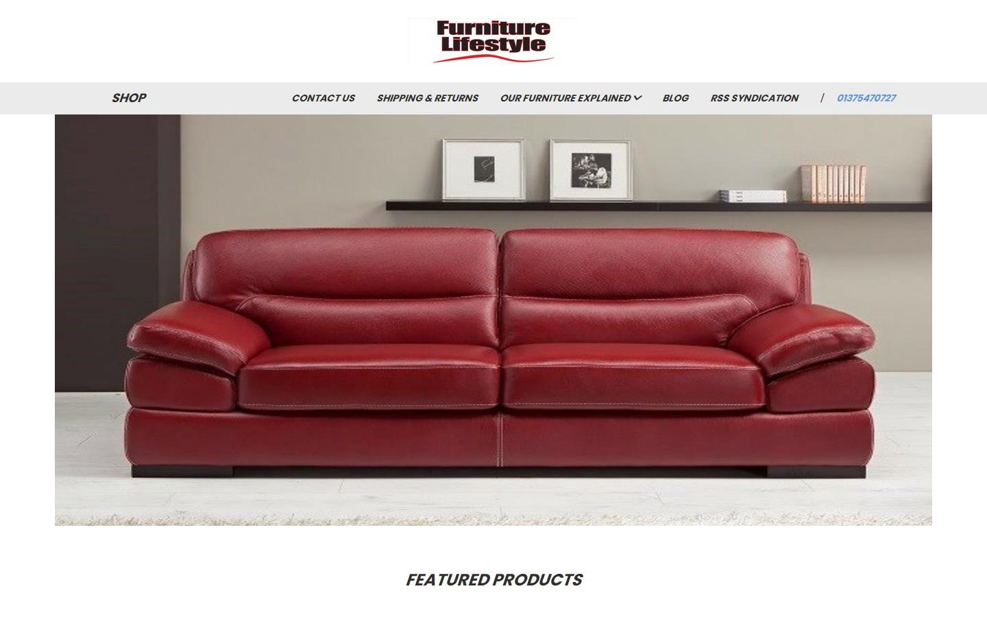 Furniture Lifestyle  Website
