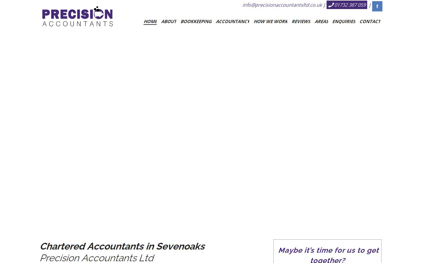 Precision Accountants Website