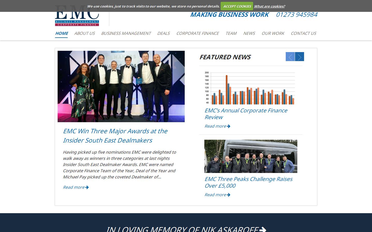 EMC Management Consultants Ltd Website
