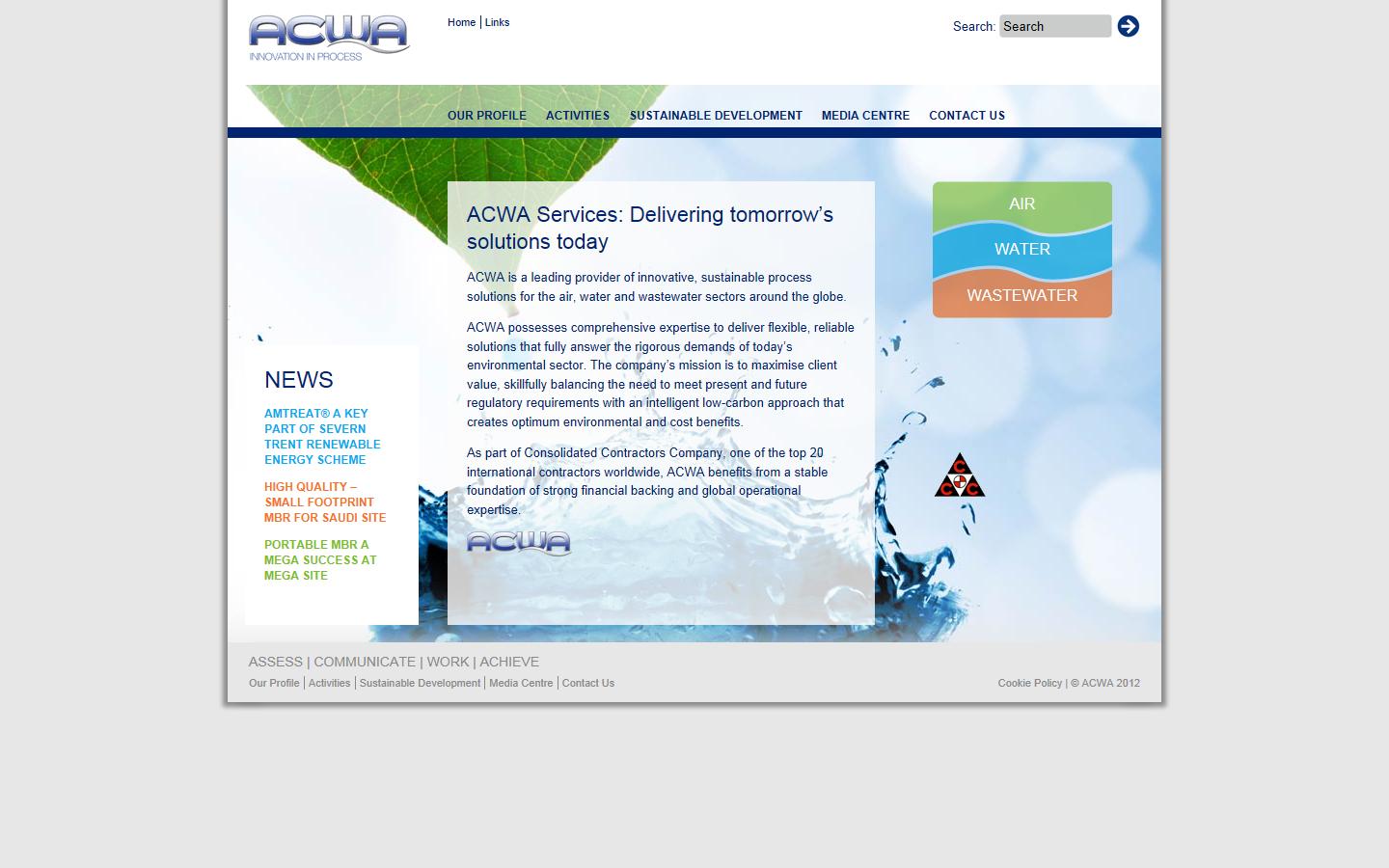 ACWA Services Website