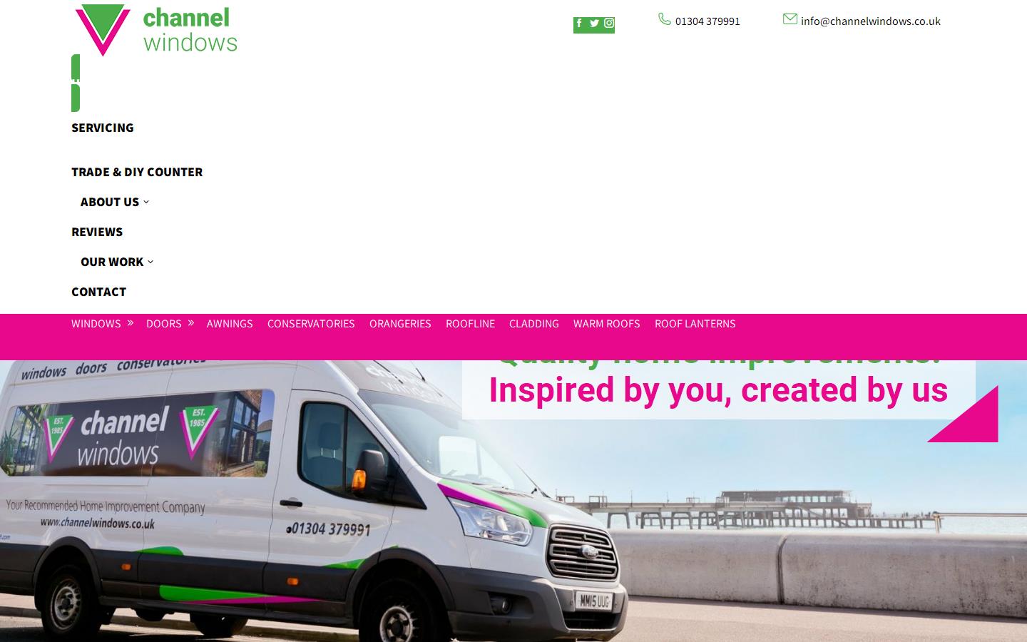 Channel Windows Website