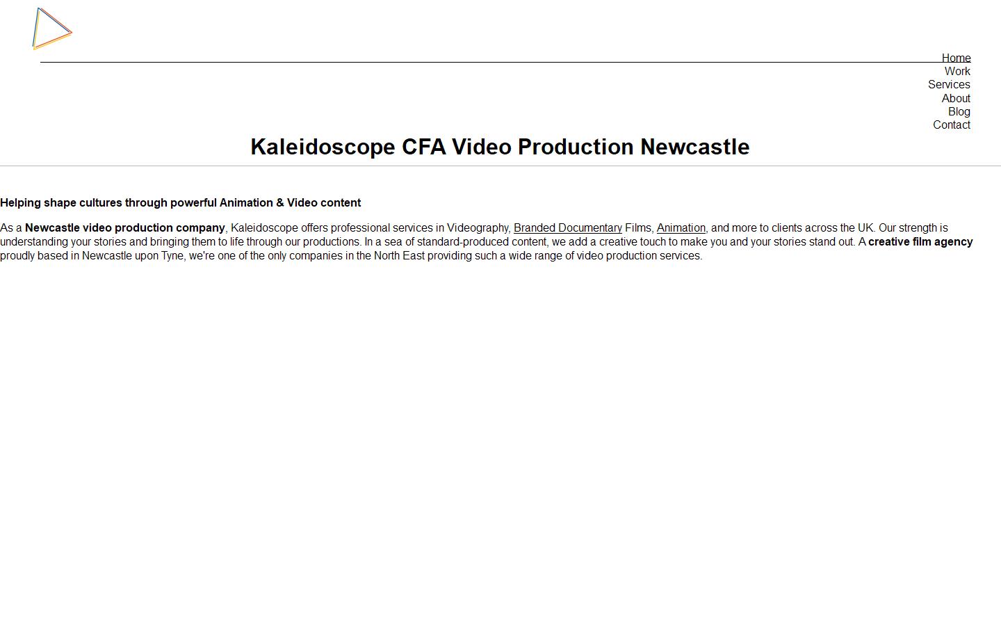 Kaleidoscope CFA Website