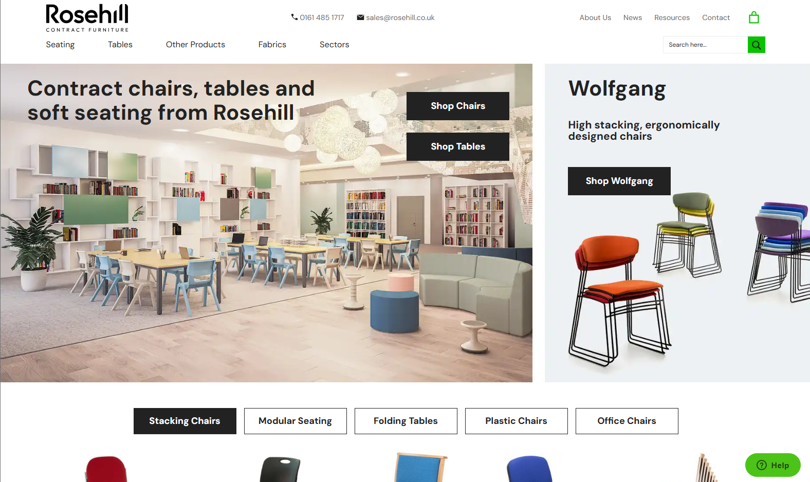 Rosehill Furnishings Group Ltd Website