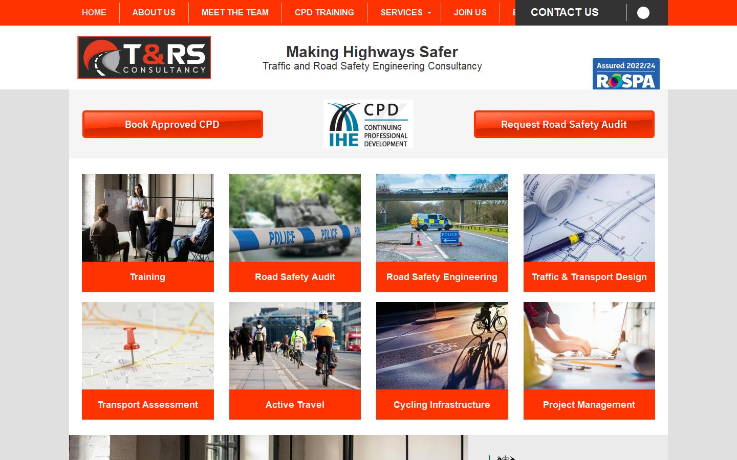 T&RS Consultancy and Training Website