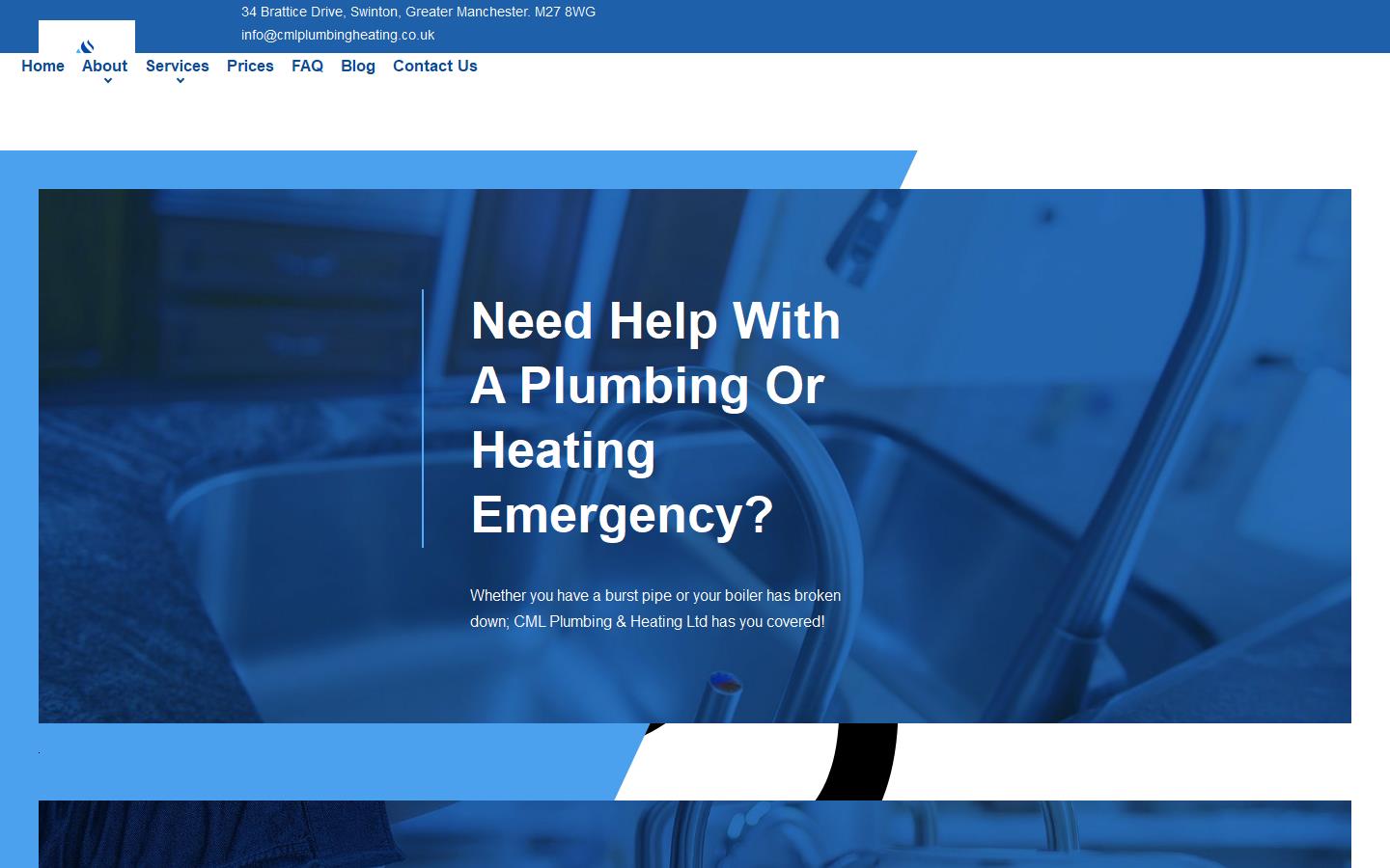 CML Plumbing and Heating Website