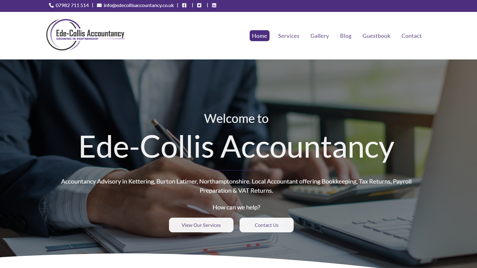 Ede-Collis Limited Website