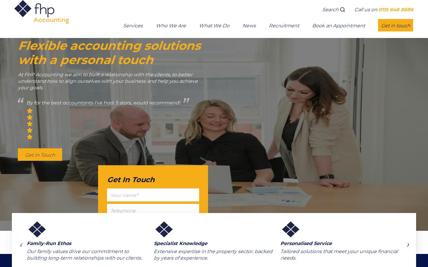 FHP Accounting Services Limited Website