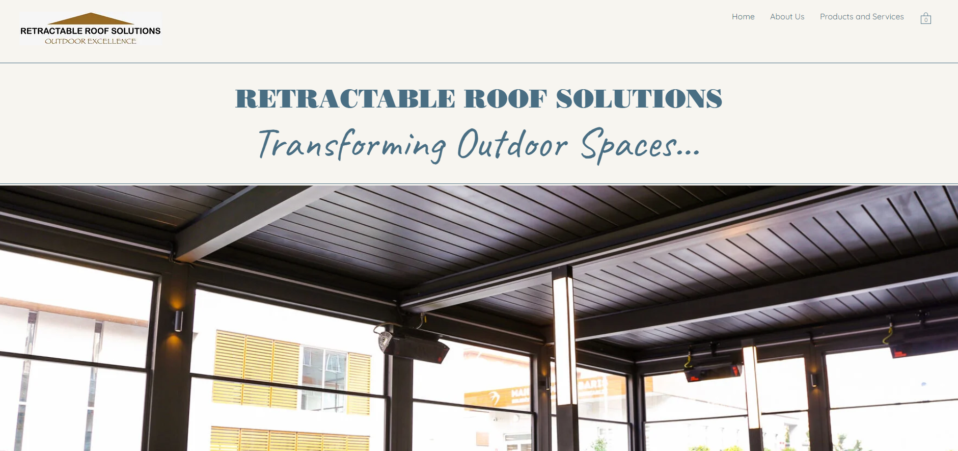 Retractable Roof Solutions Website