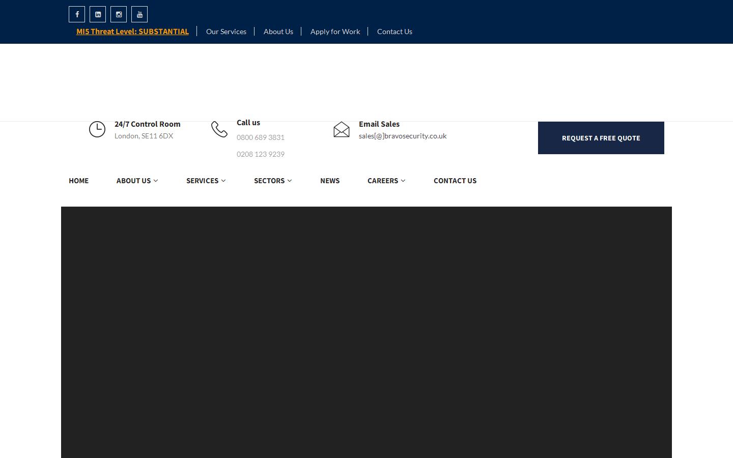 Bravo Security Limited Website