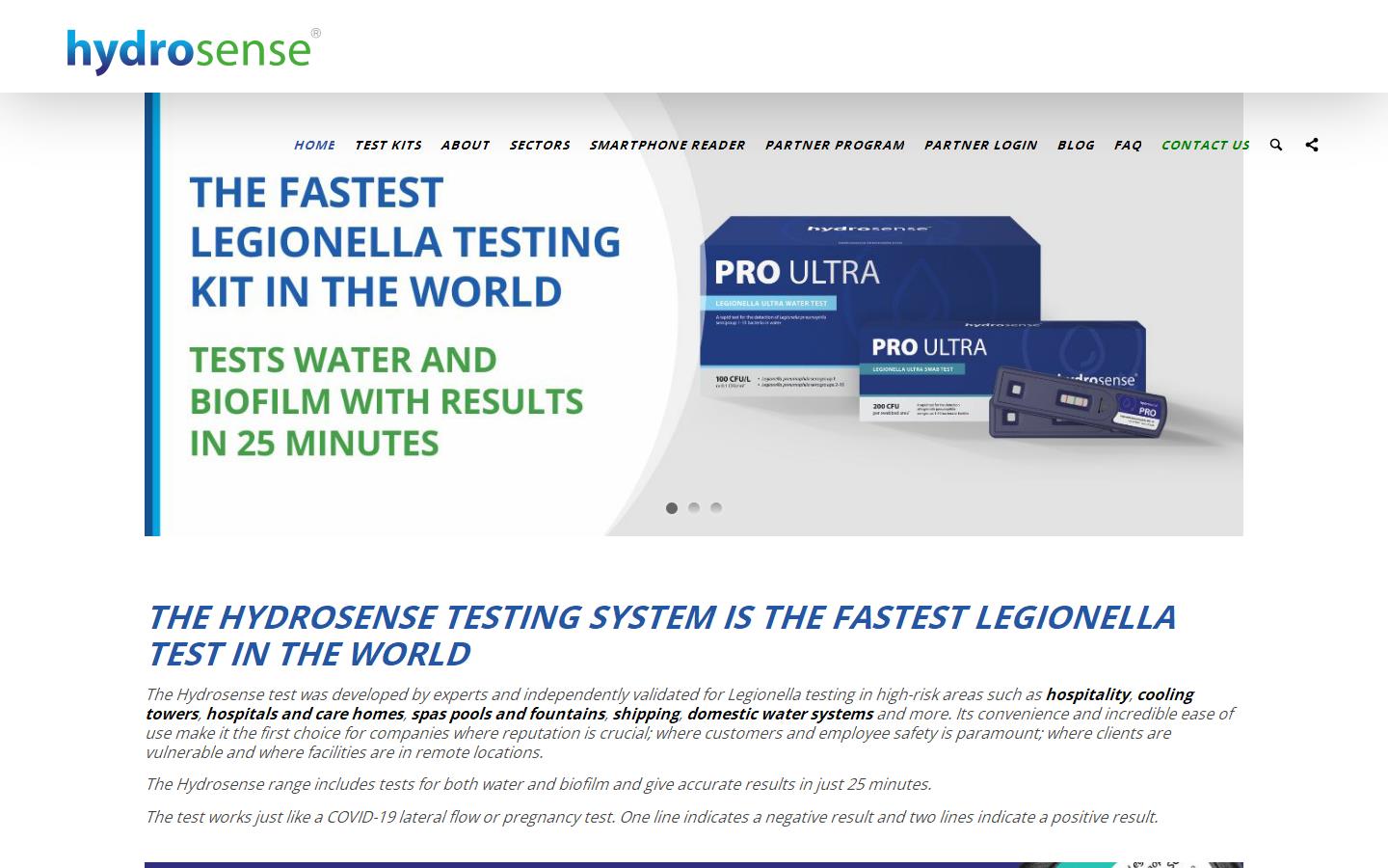Hydrosense Website