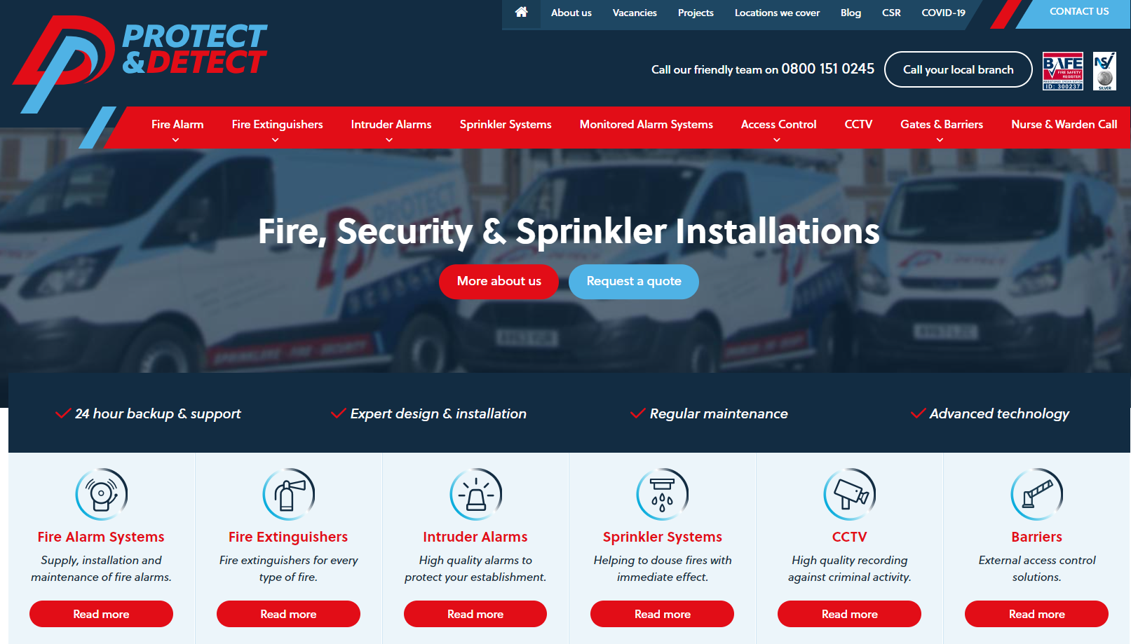 Protect & Detect Website