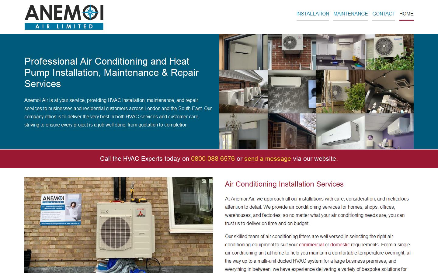 Anemoi Air Limited  Website