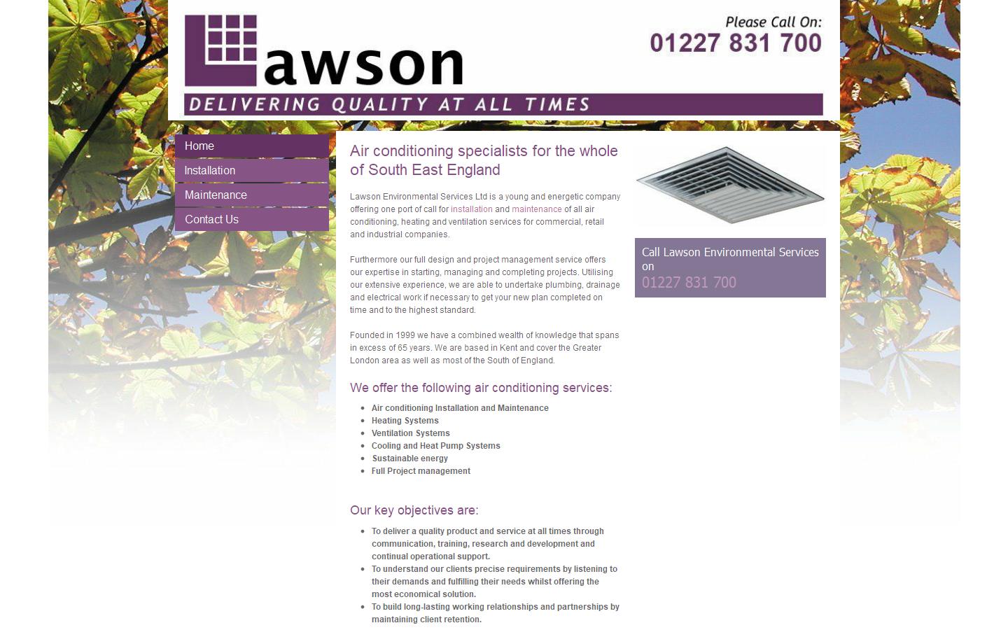 Lawson Environmental Services Website