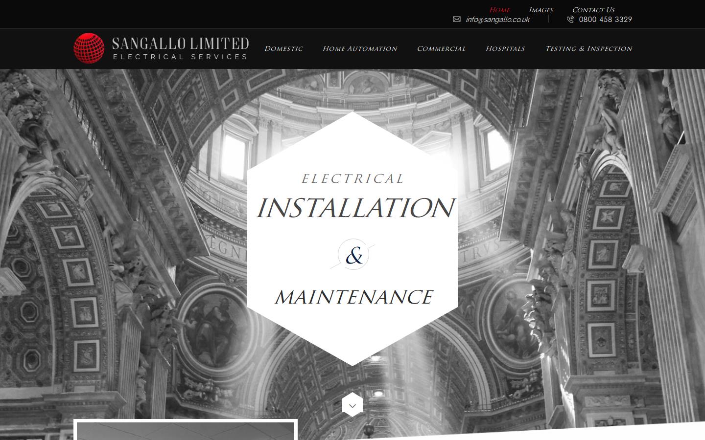 Sangallo Ltd Website