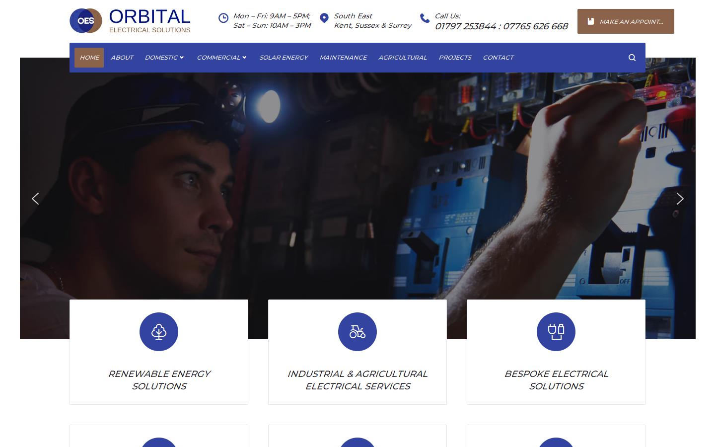 Orbital Electrical Solutions Website