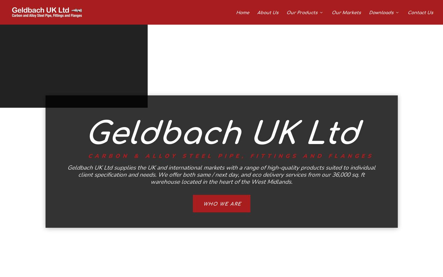 Geldbach UK Ltd Website