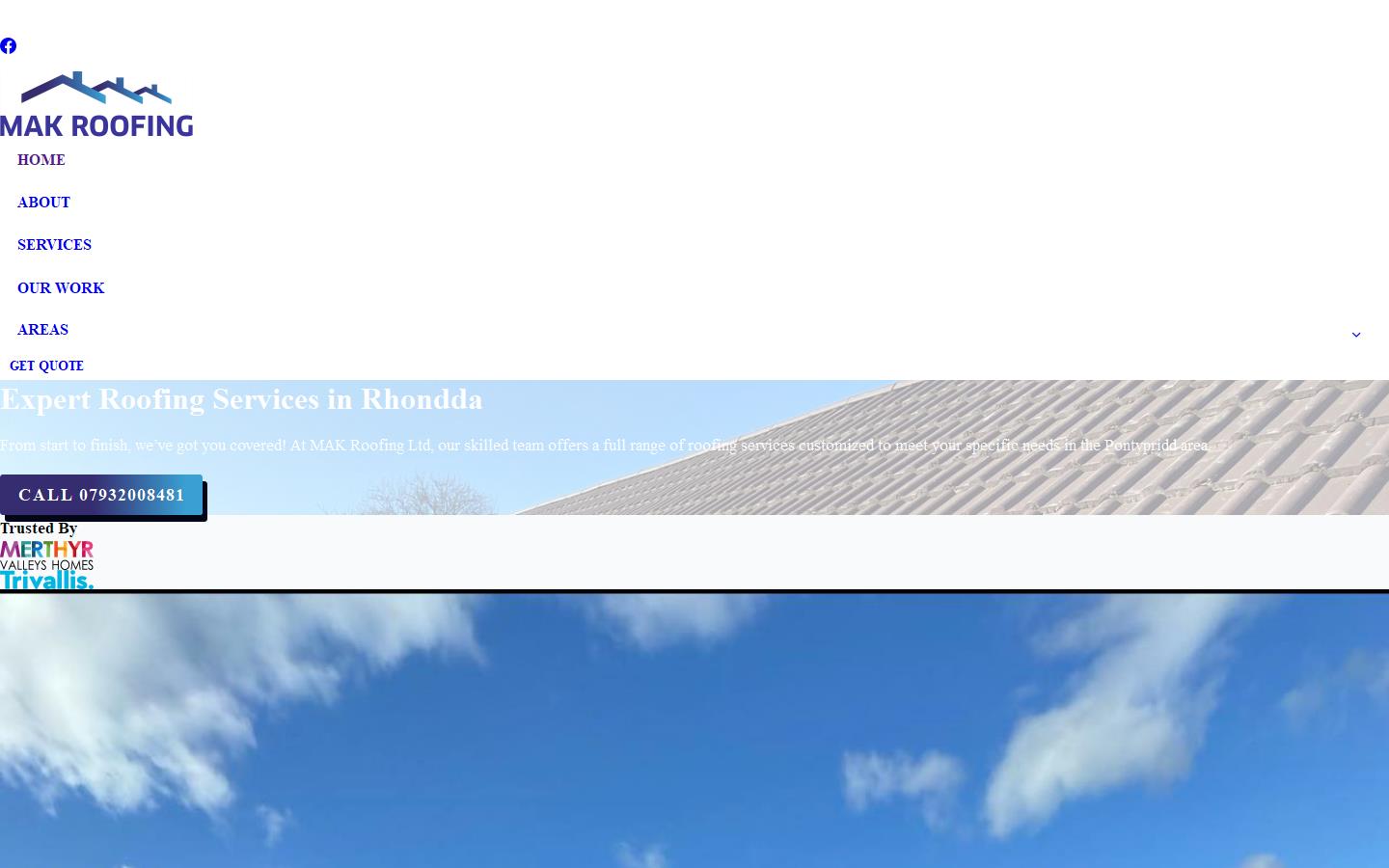 MAK Roofing LTD Website