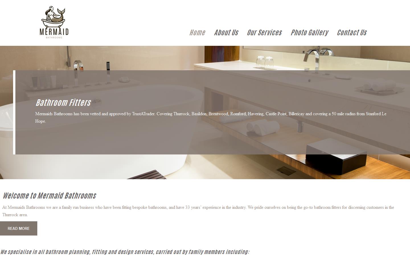 Mermaid Designs  Website