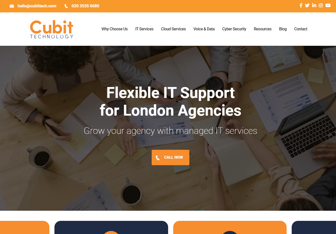 Cubit Technology Website