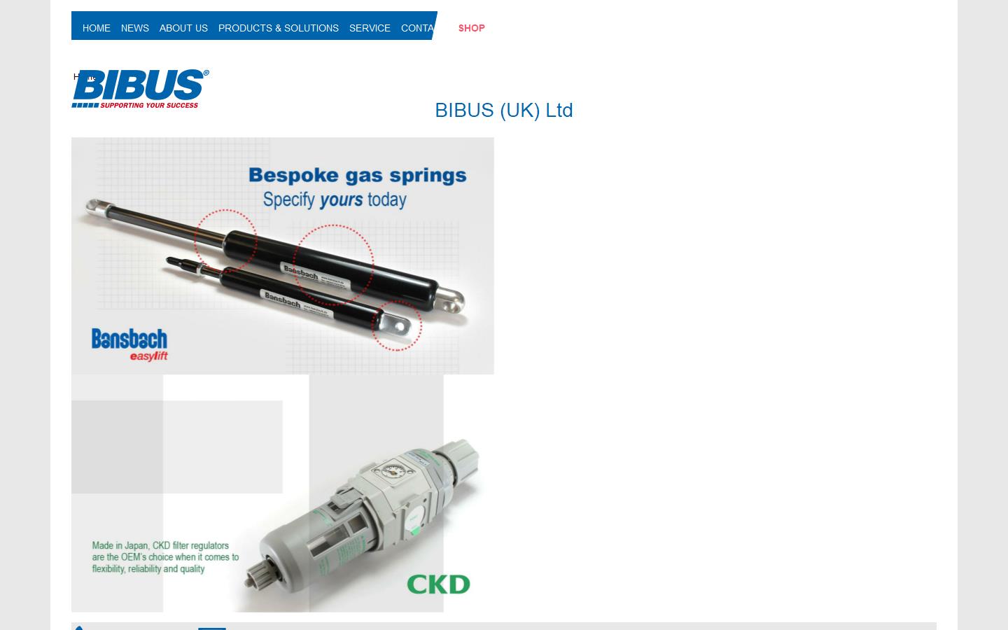 BIBUS (UK) Ltd Website