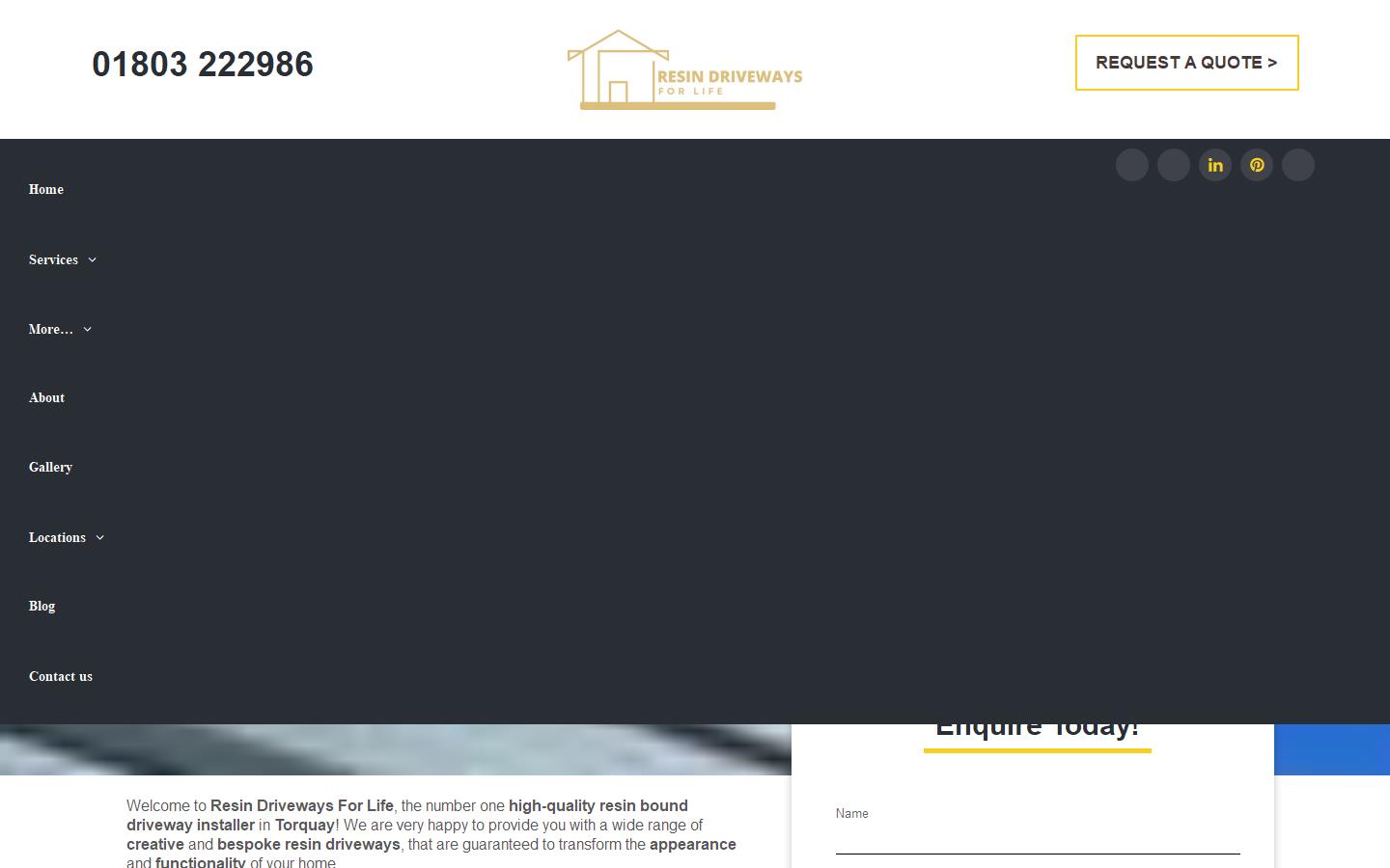 Resin Driveways For Life Website