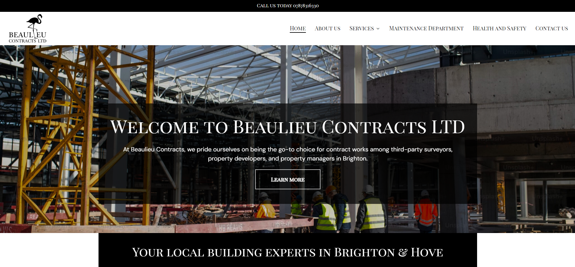 Beaulieu Contracts Ltd Website