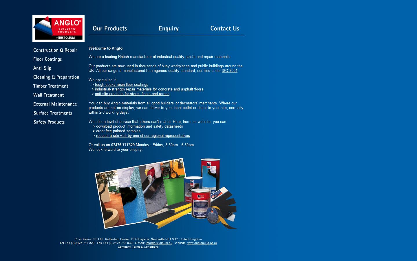 Anglo Building Products Ltd Website