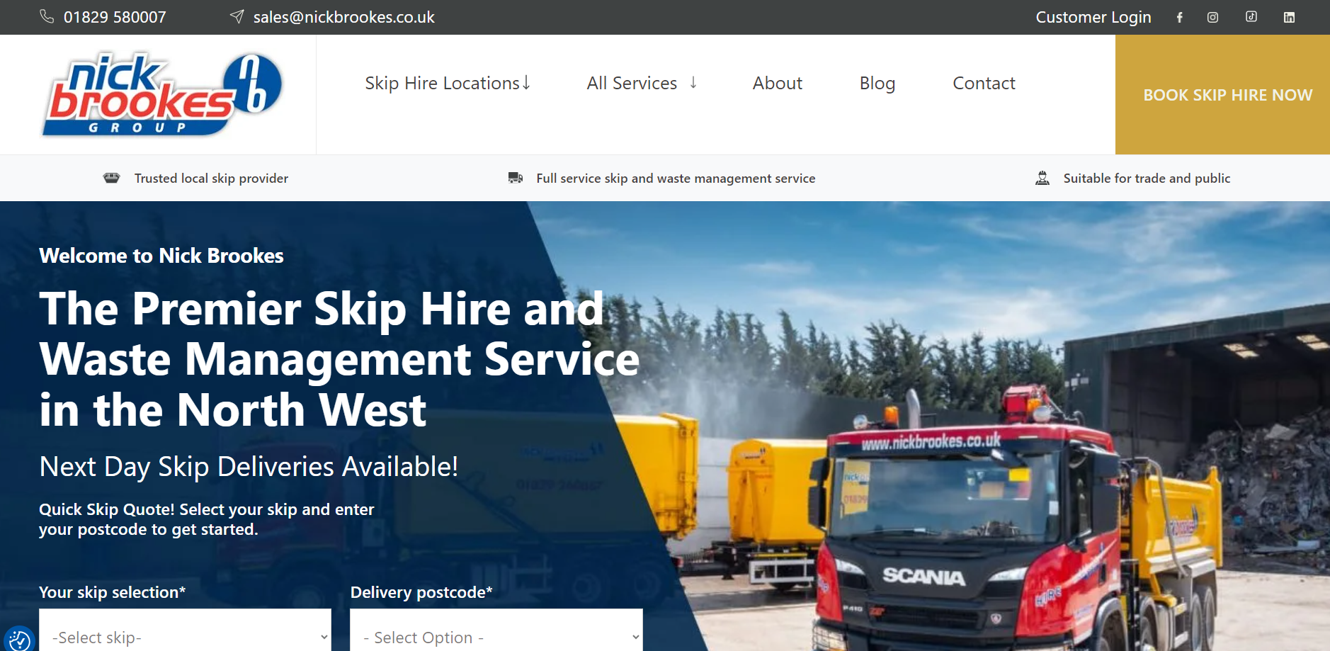 Nick Brookes Group Limited Website