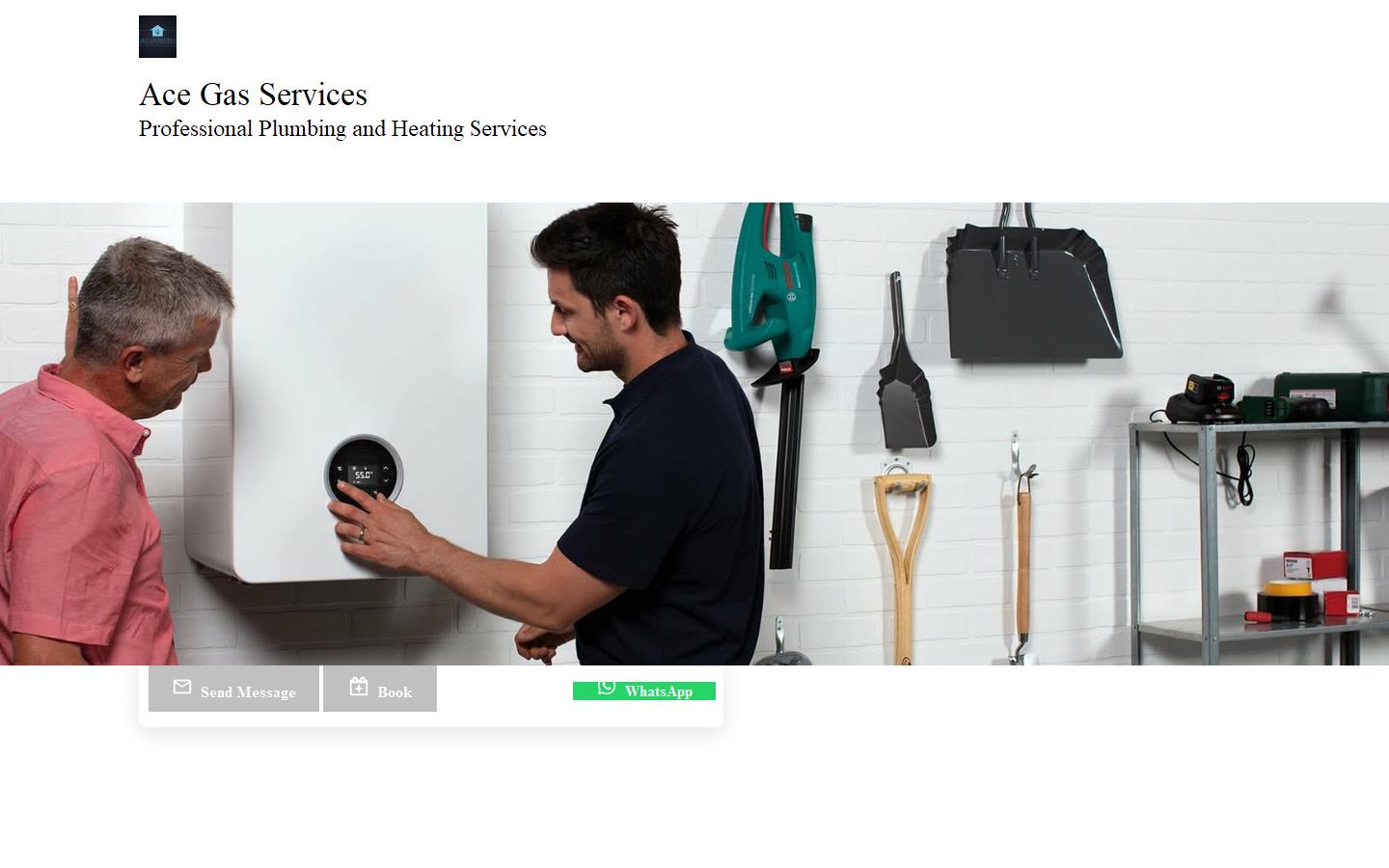 Ace Gas Services Website