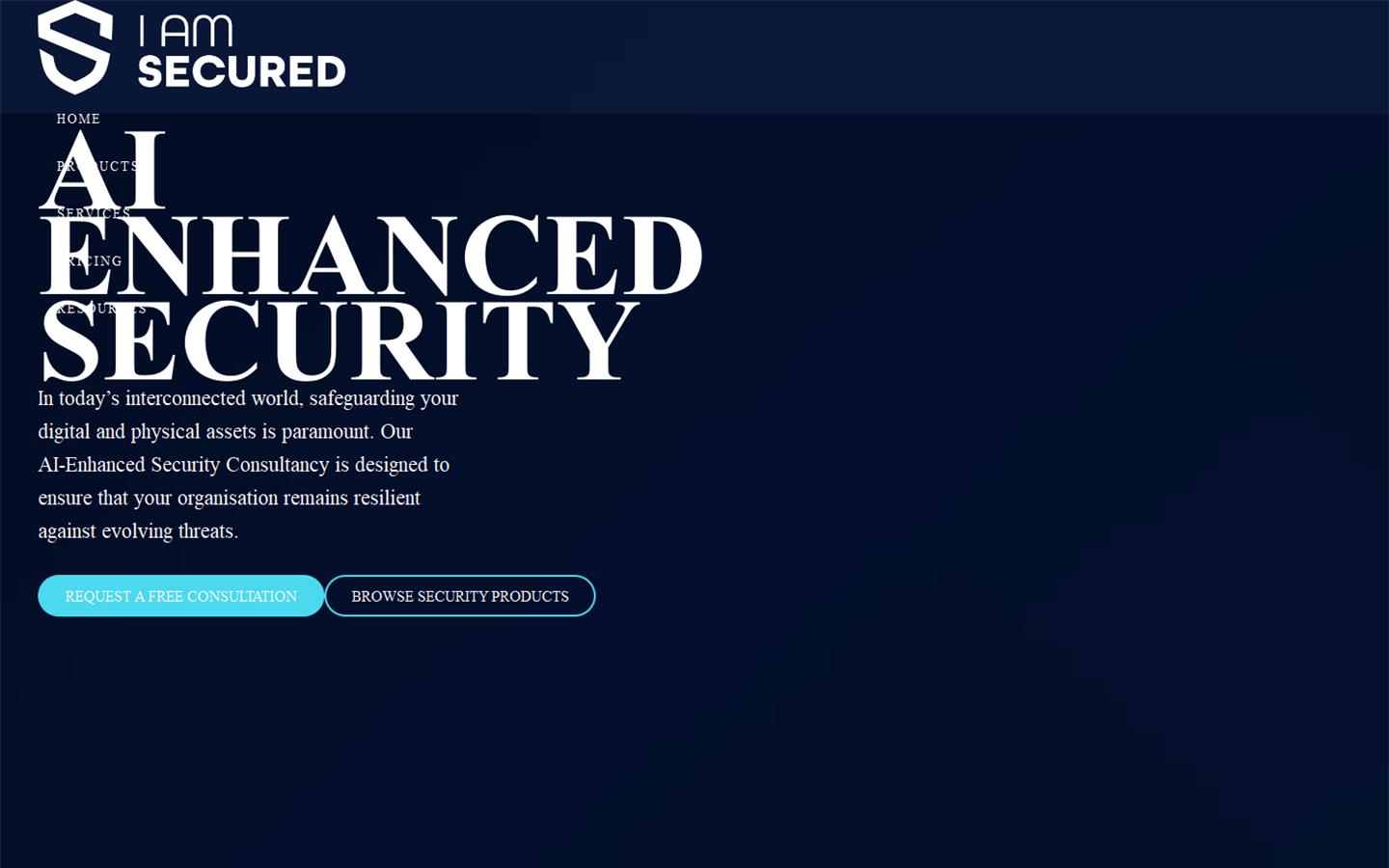 IAM Secured Website