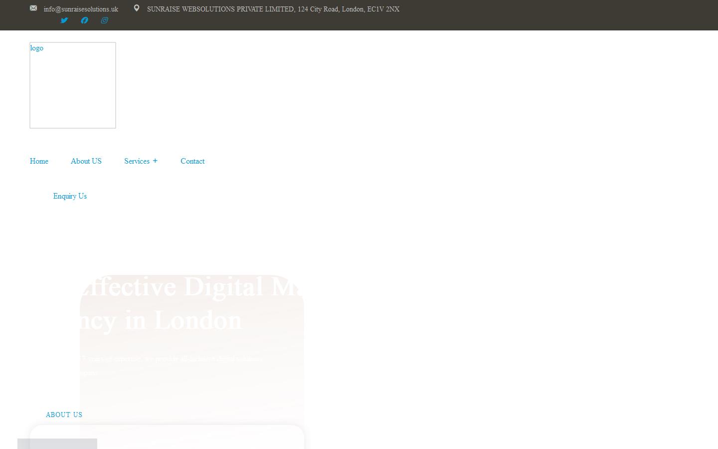 Sunraise Solutions Website