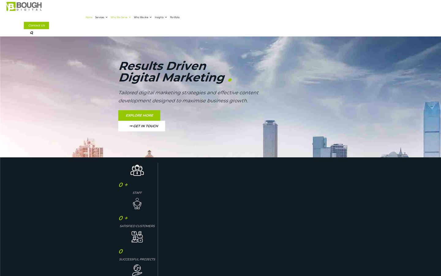 Bough Digital Website