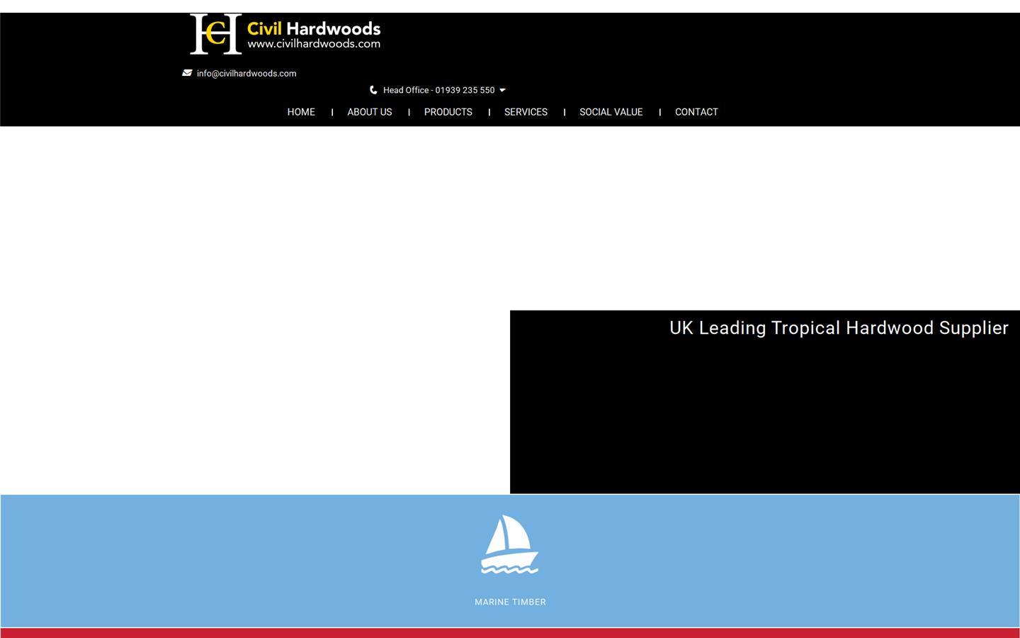 Civil Hardwoods Ltd Website