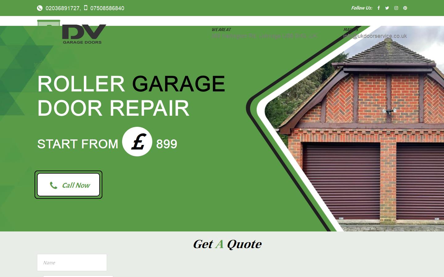 Adv Garage Doors Website