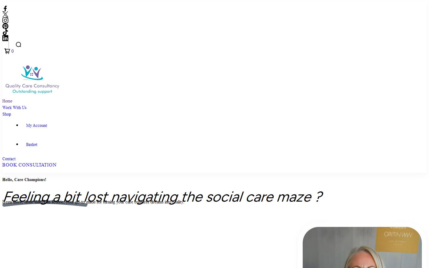 Quality Care Consultancy  Website