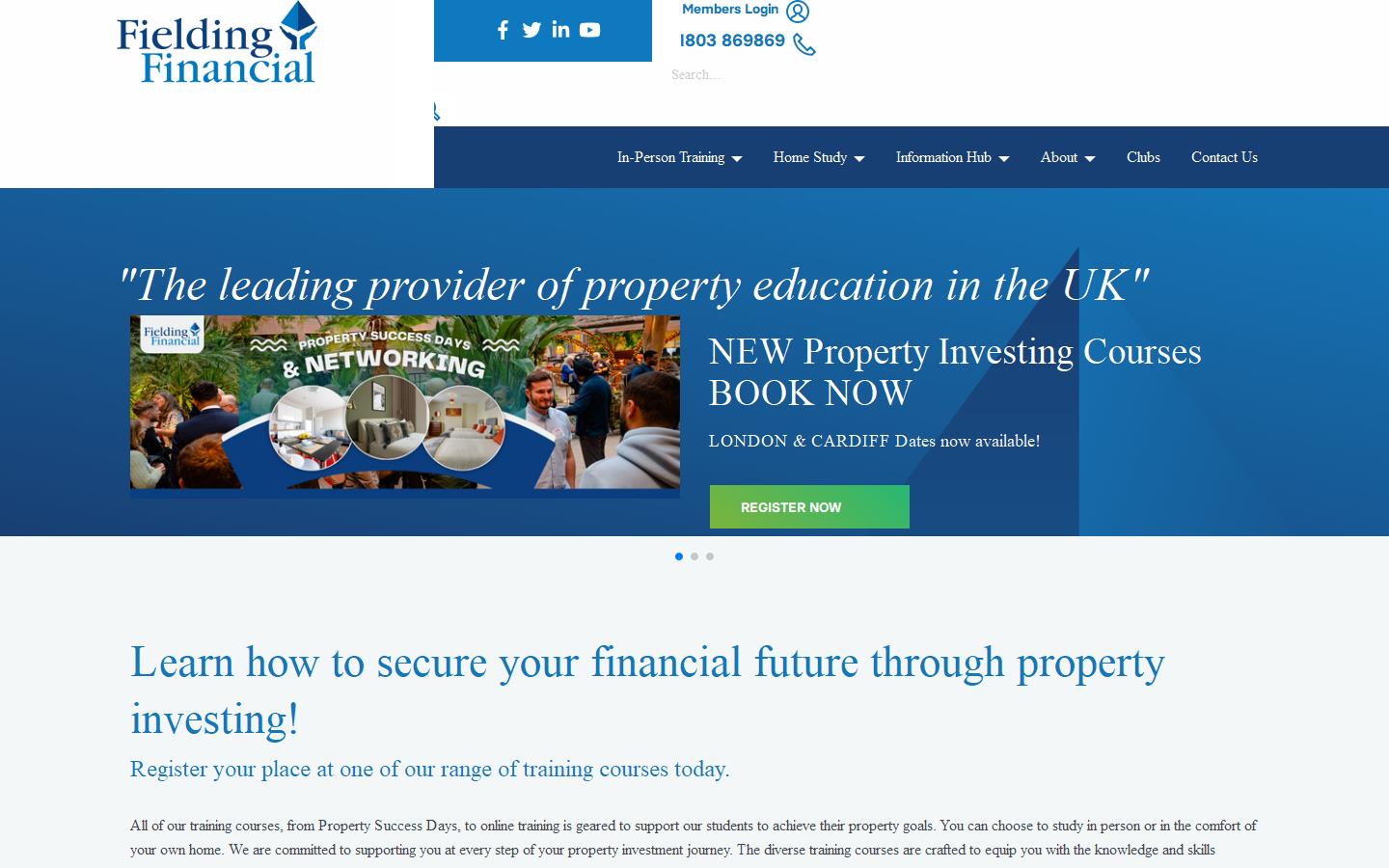 Fielding Financial  Website