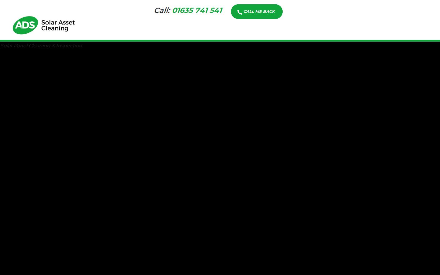 ADS Solar Panel Cleaning Website