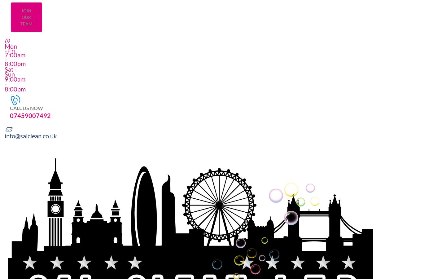 SalClean Services LTD Website