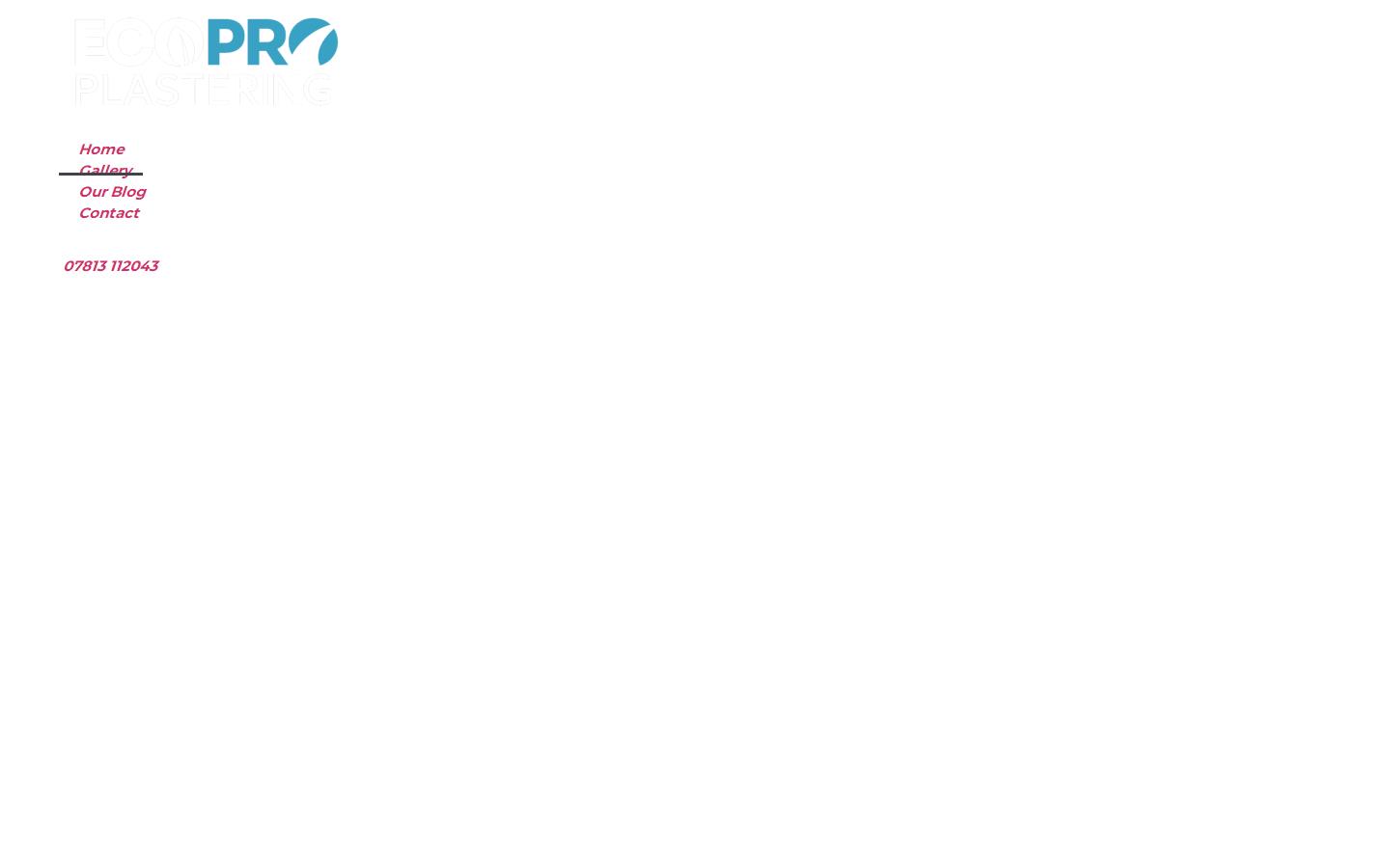 EcoPro Plastering Website