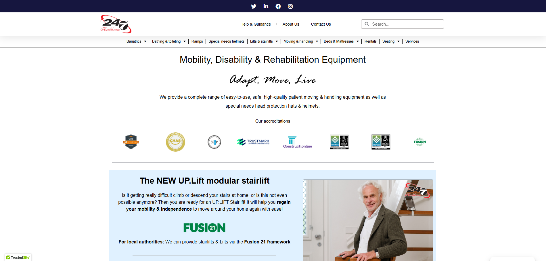 24-7 Healthcare  Website