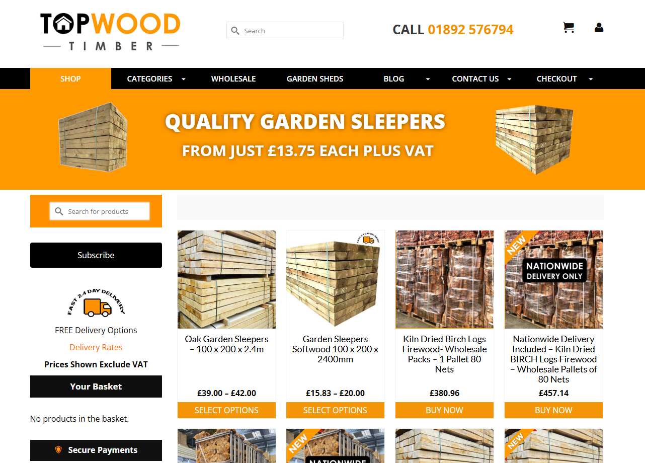 Topwood Timber Website